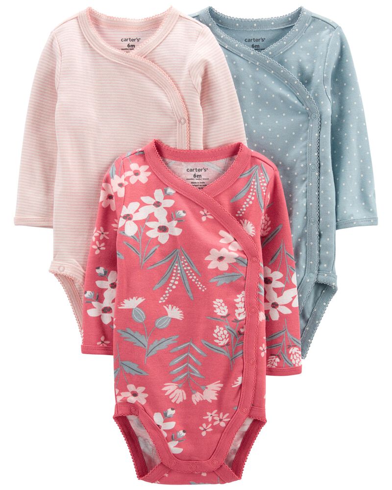 PACK DE BODYS KIMONO – FLORAL