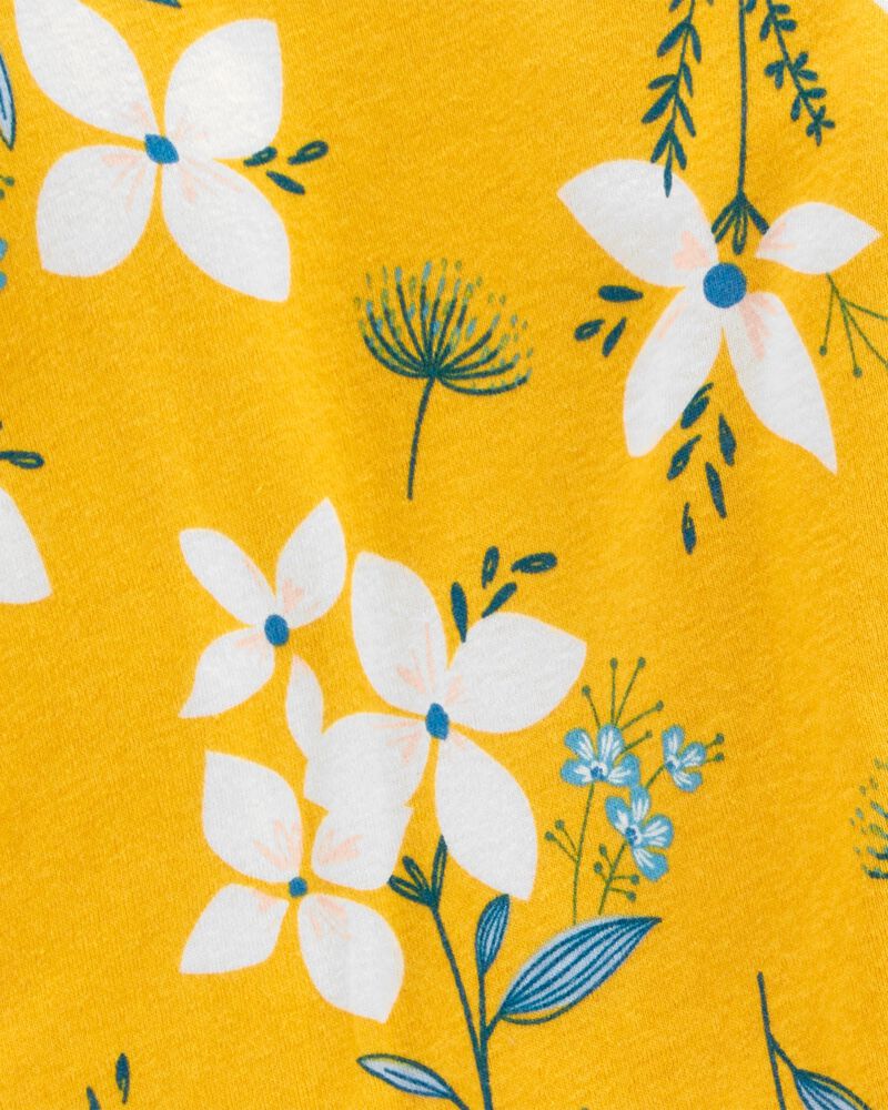 PACK DE BODYS ML FLORAL AMARILLO