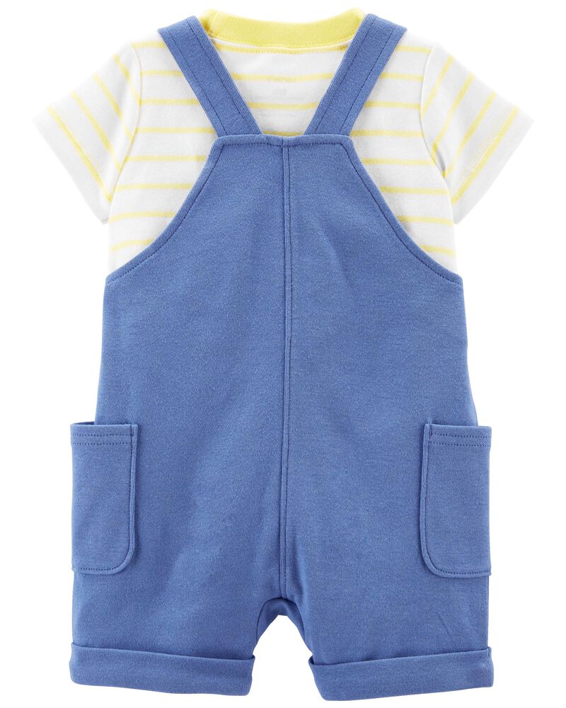 CONJUNTO – OVEROL AZUL