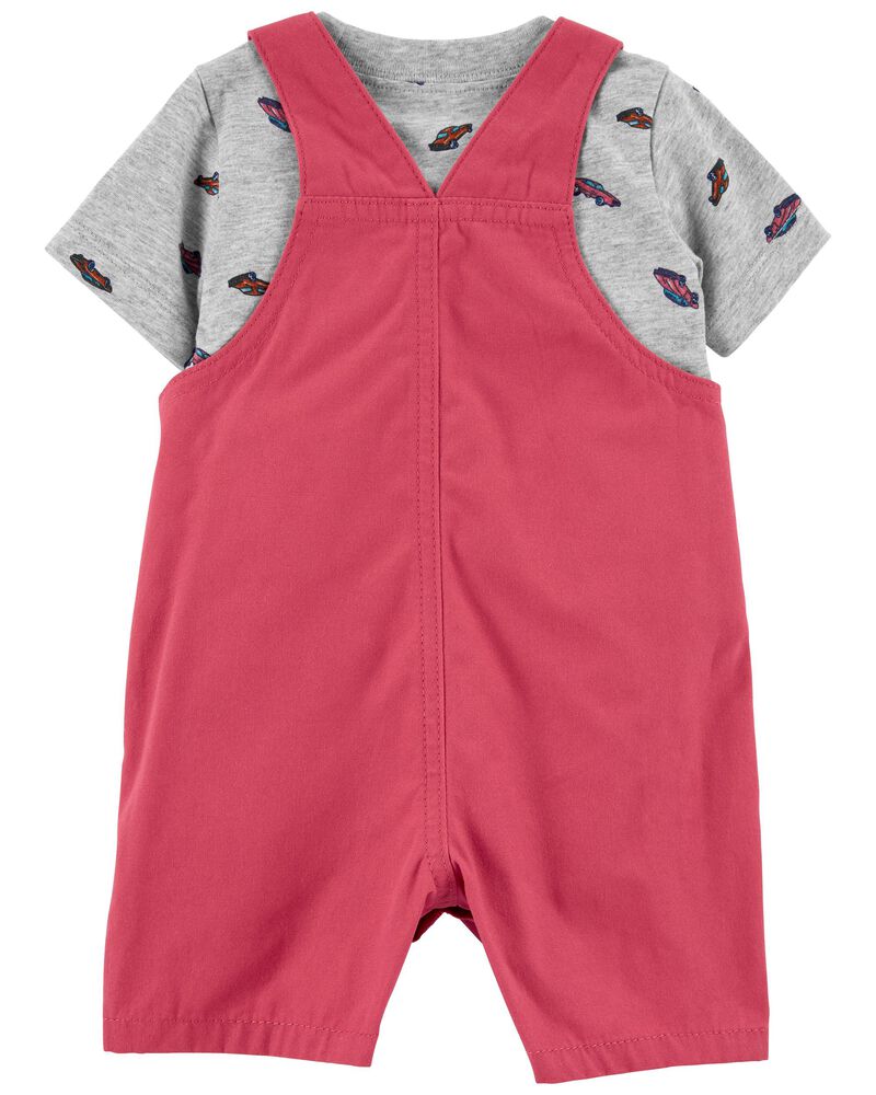 CONJUNTO – OVEROL ROJO