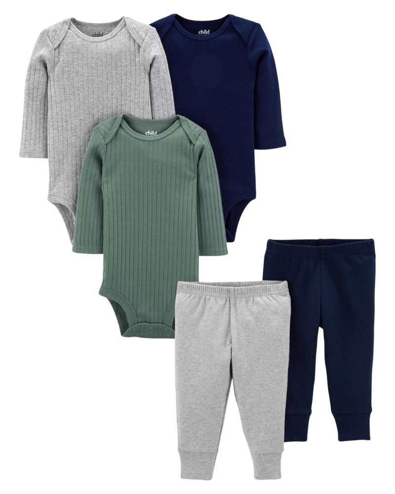 PACK DE BODYS ML CON PANTALONCITOS
