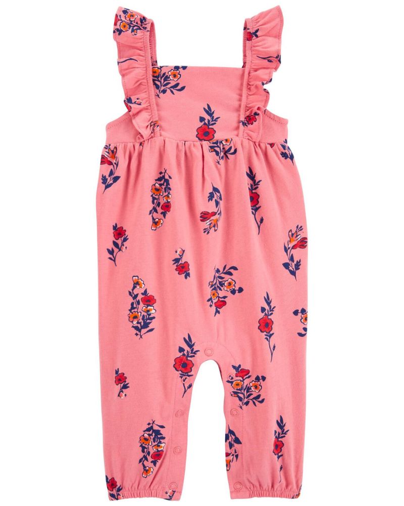ENTERIZO FLORAL ROSA