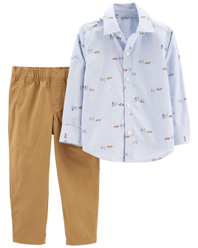 CONJUNTO PANTALÓN CON CAMISA