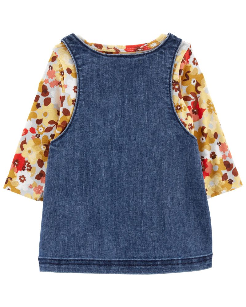 CONJUNTO CON JUMPER JEAN Y PANTIS