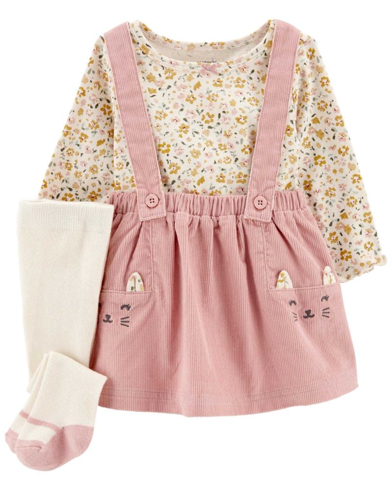 CONJUNTO CON PANTI Y JUMPER GATITA