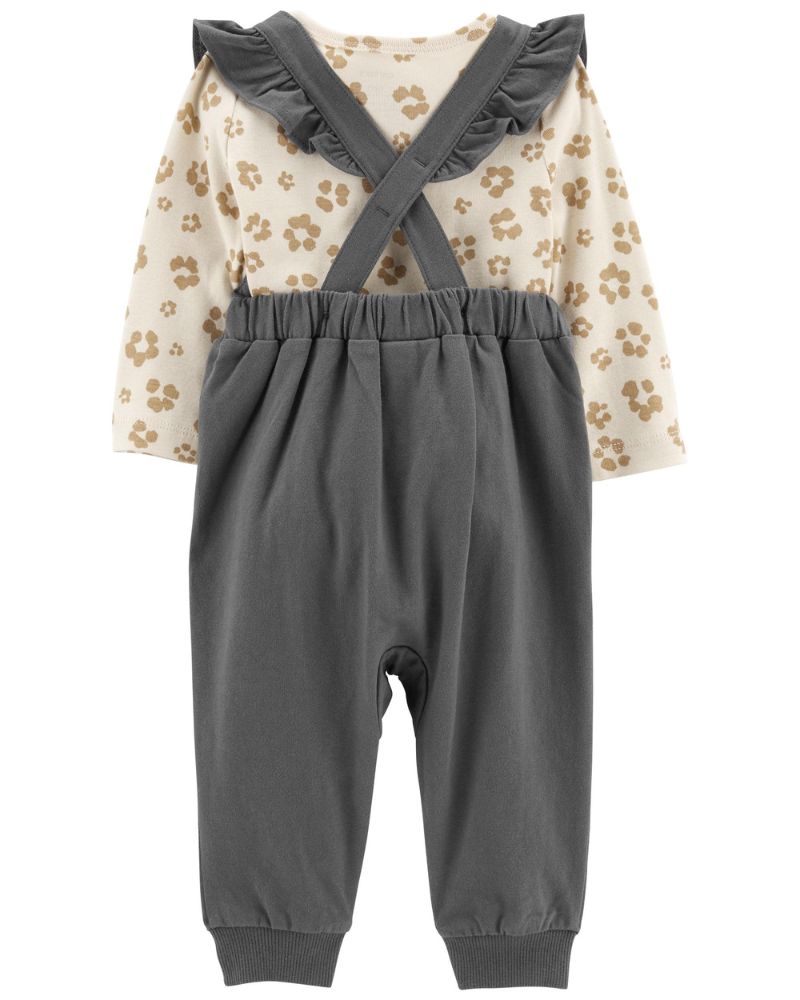 CONJUNTO – OVEROL CON DIADEMA GRIS