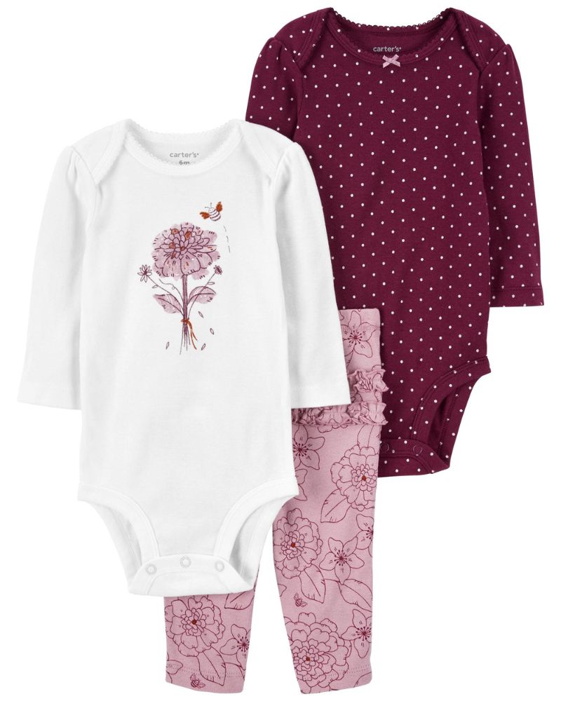 CONJUNTO BÁSICO FLORAL