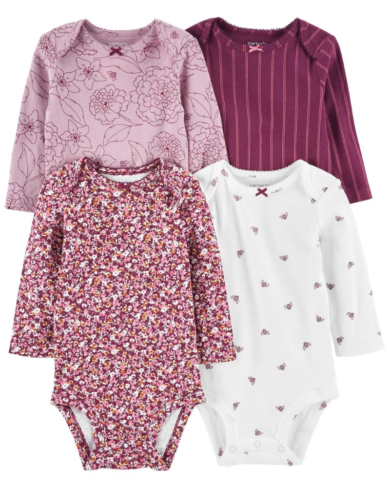 PACK DE BODYS ML FLORAL