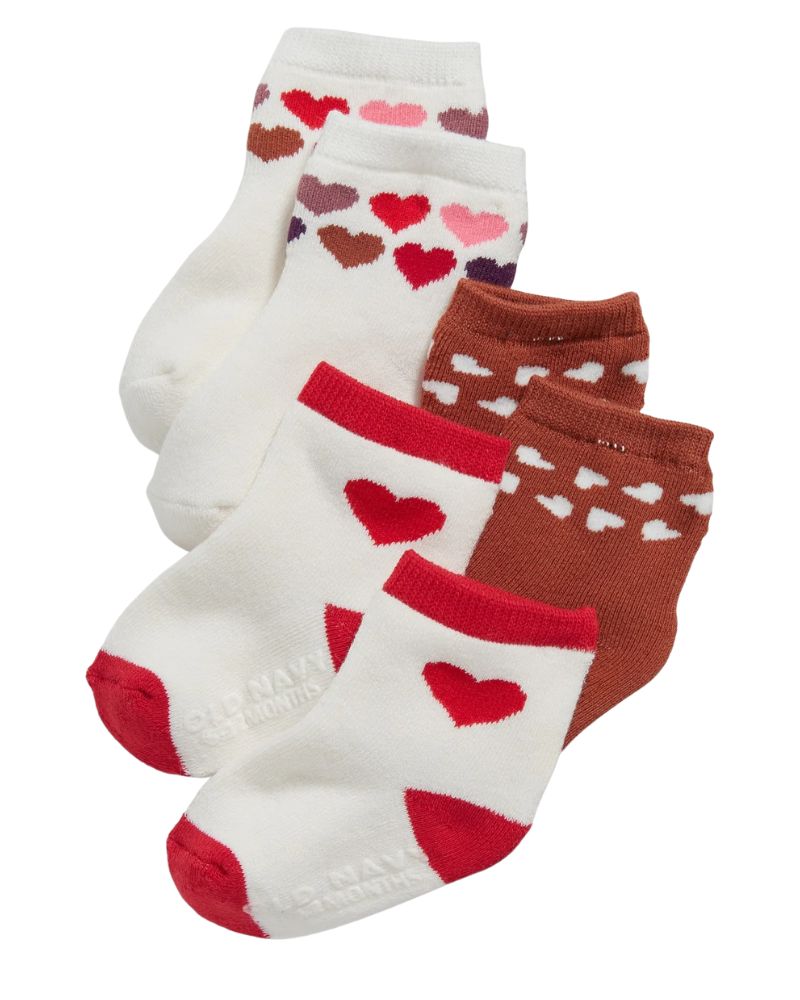 PACK X3 PARES – CORAZONCITOS