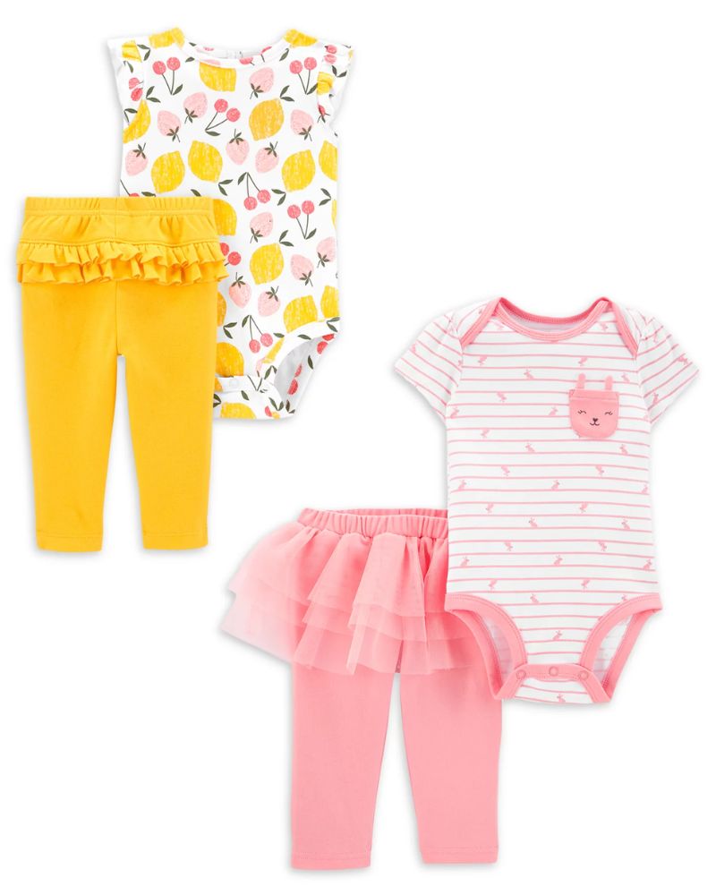 CONJUNTO X4 – TUTU ROSA