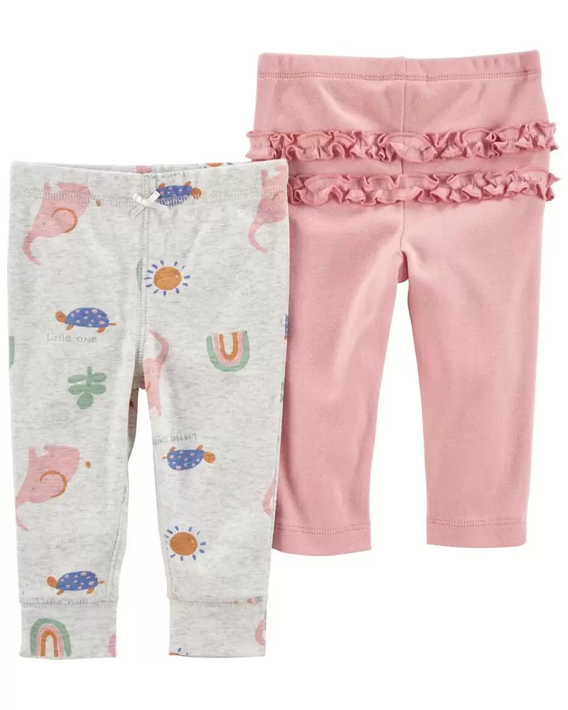 PACK X2 PANTALONCITOS ARCOIRIS