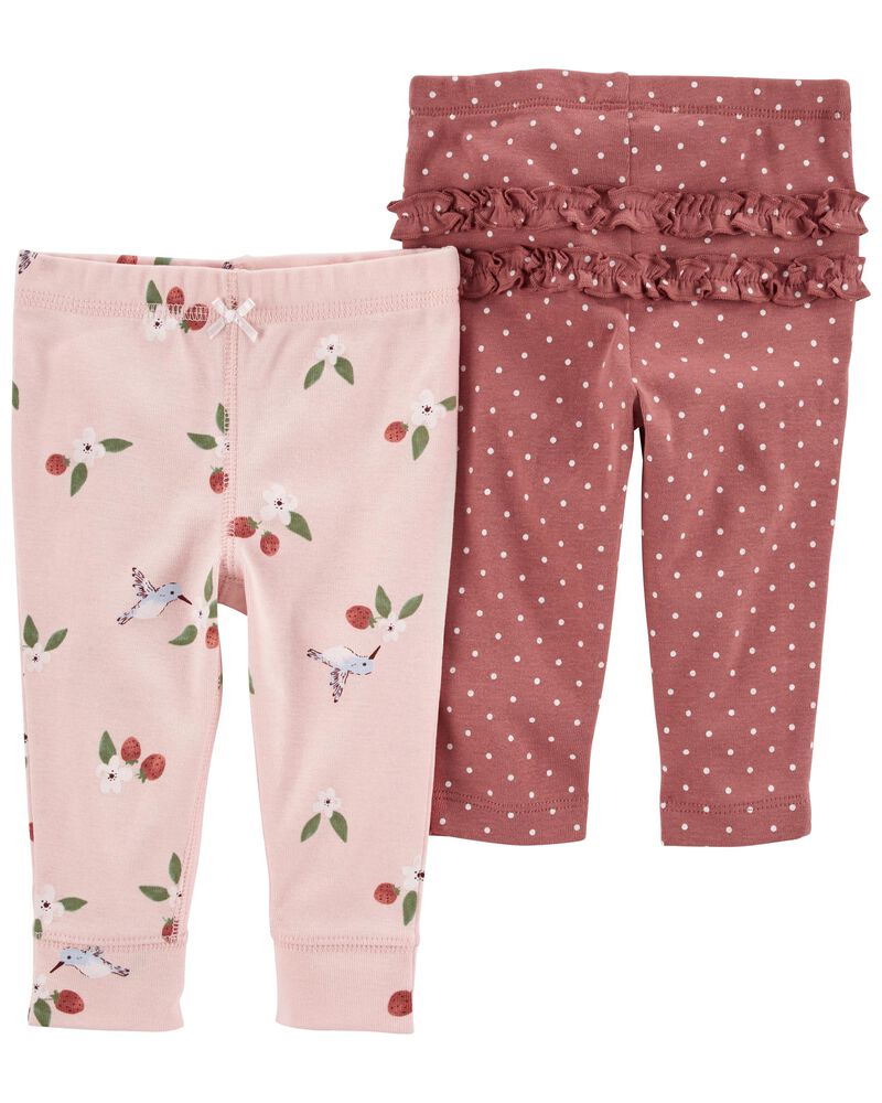 PACK X2 PANTALONCITOS FLORAL