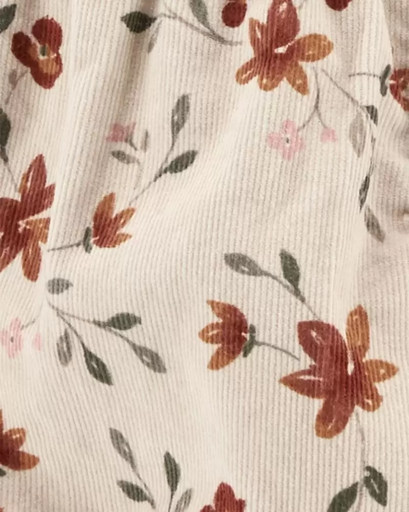 CONJUNTO FLORAL NEUTRO CON MEDIAS
