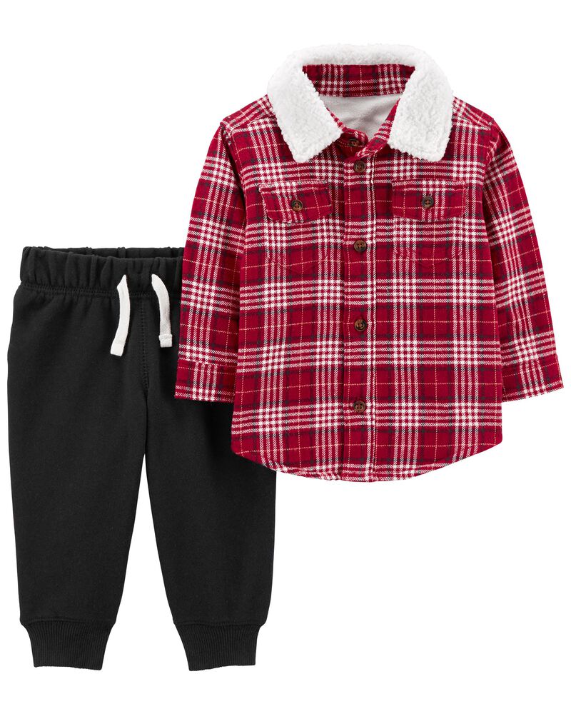 CONJUNTO X2 CASACA A CUADROS