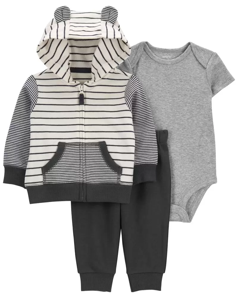 CONJUNTO CON CASACA CON OREJAS