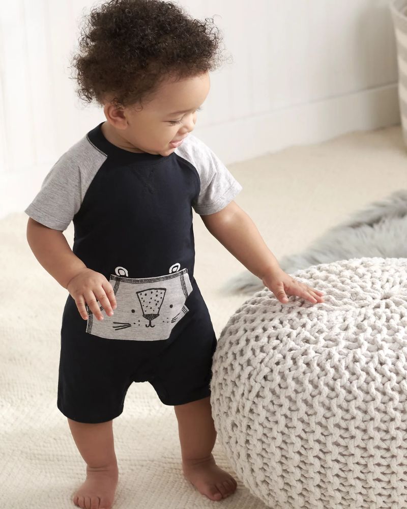 PACK X2 – ROMPERS GRIS TIGRE