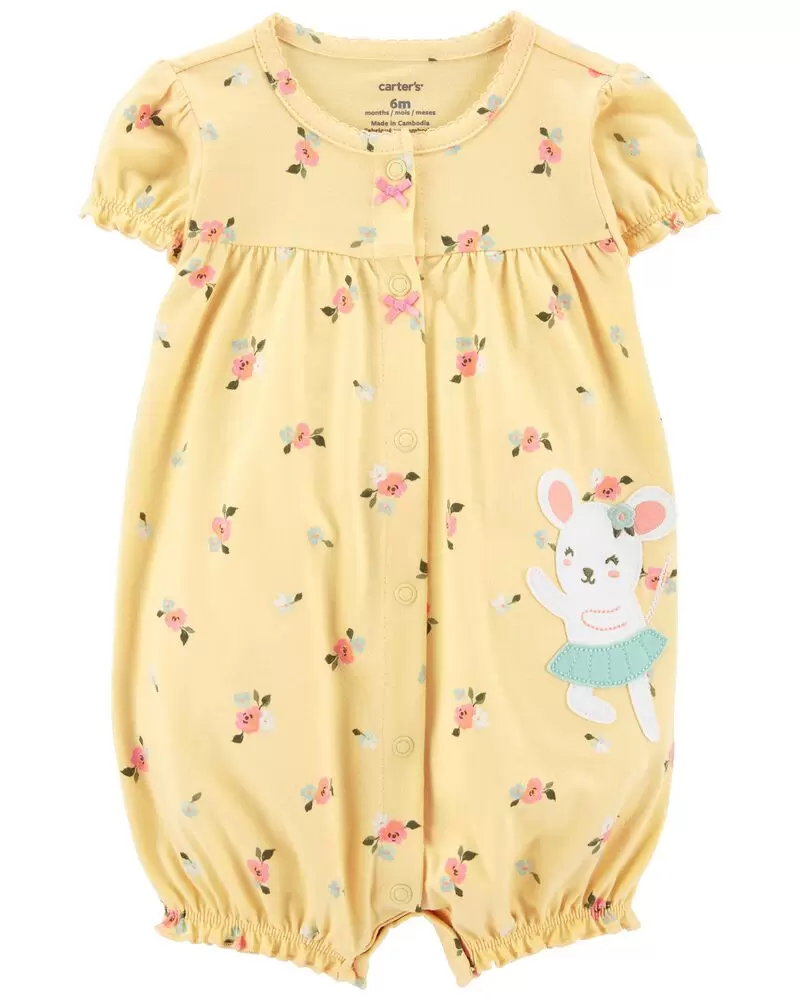 ROMPER AMARILLO CONEJITA BAILARINA
