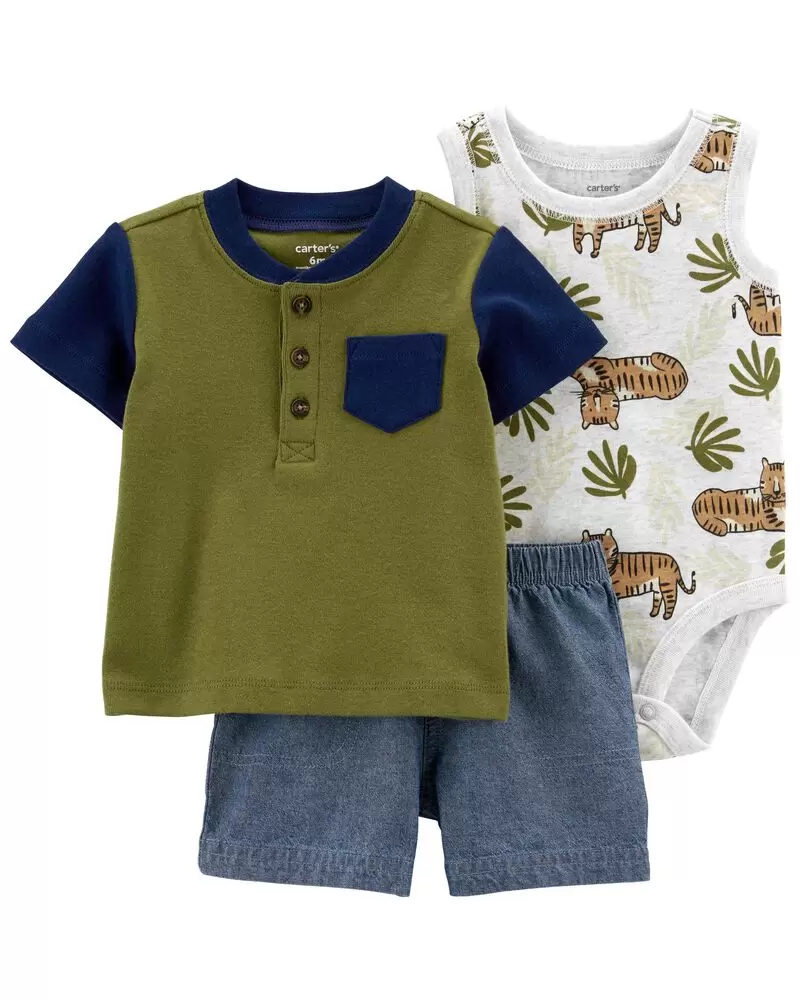 CONJUNTO CORTO VERDE – TIGRES