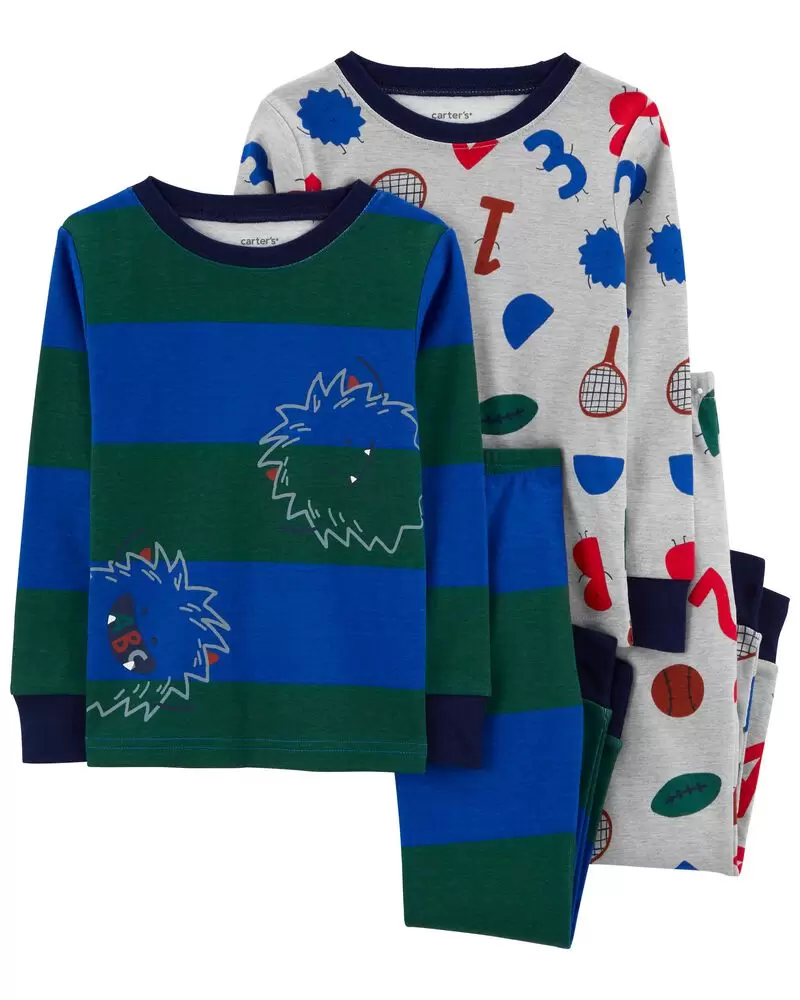 PACK DE PIJAMAS MONSTER Y LETRAS