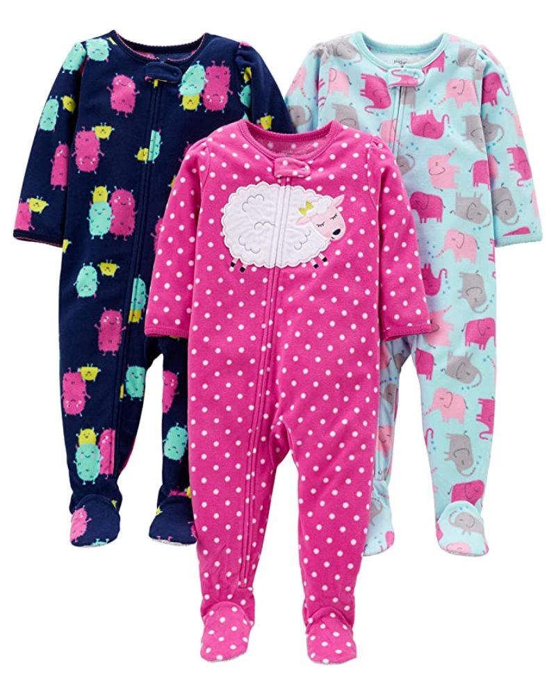 PACK X3 PIJAMAS – OVEJITAS Y ELEFANTES