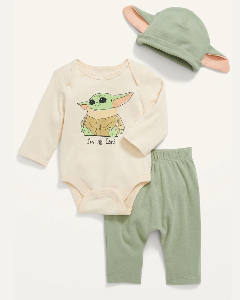 CONJUNTO X3 – BABY YODA