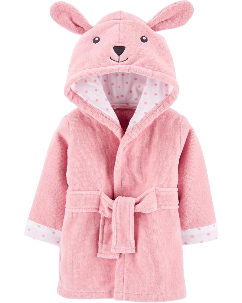 BATA DE BAÑO CONEJITA ROSA