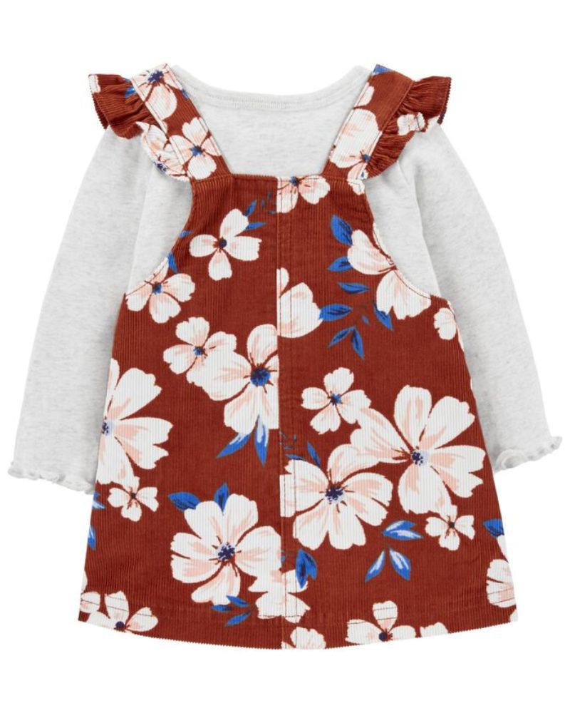 CONJUNTO CON PANTI Y JUMPER FLORAL