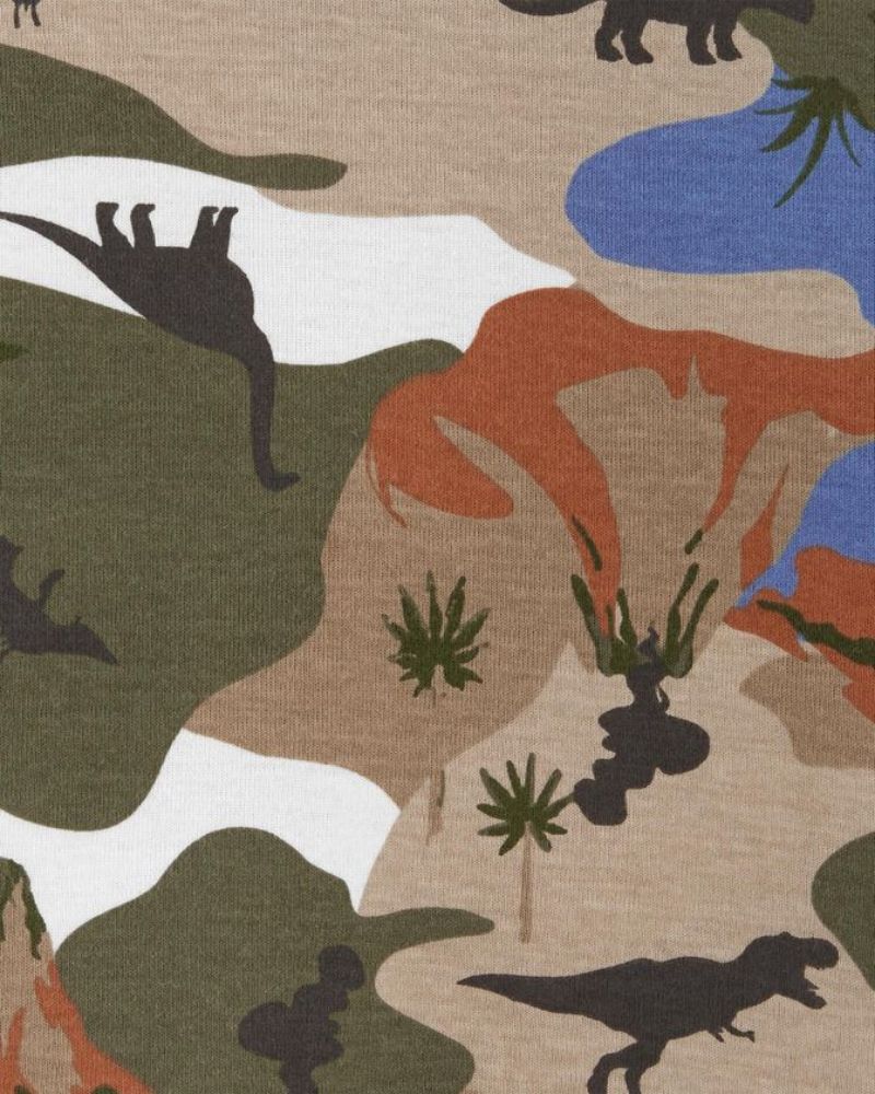 PIJAMA X4 PIEZAS CAMUFLAJE – DINOSAURIO
