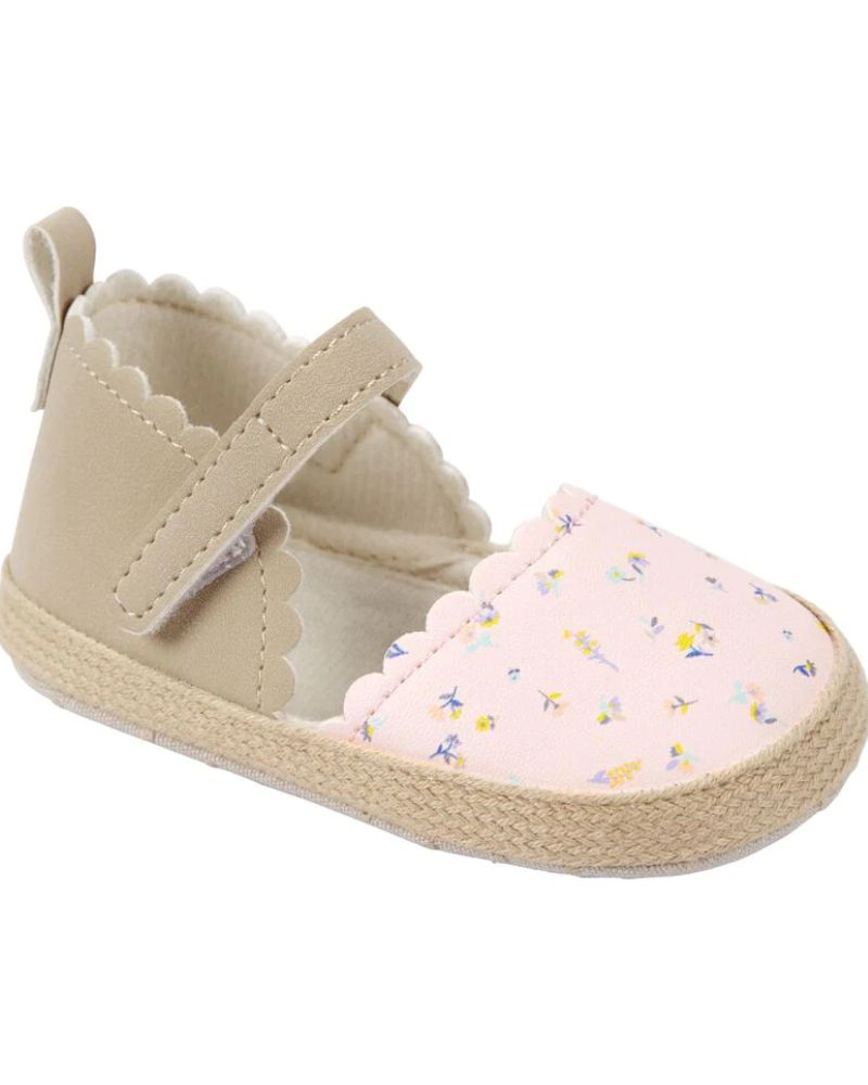 SANDALIA BEIGE FLORAL