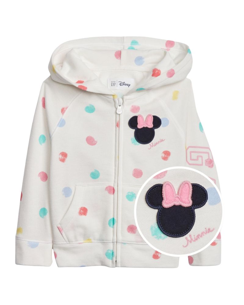 CONJUNTO X2 BLANCO CON CIRCULOS MULTICOLOR – MINNIE MOUSE