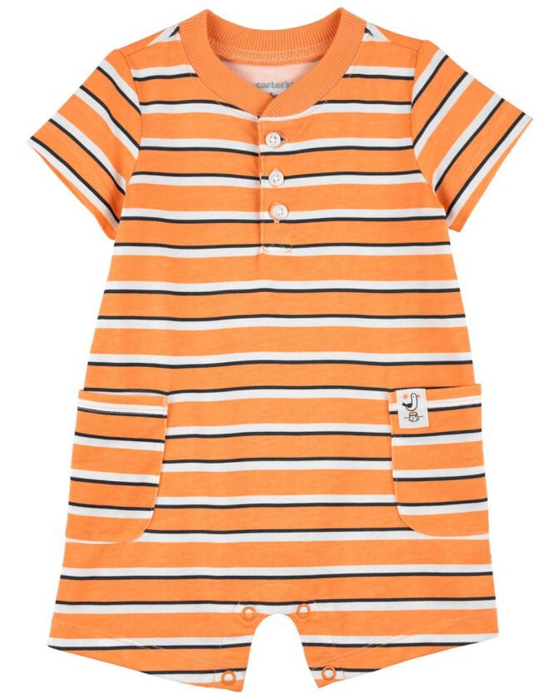 ROMPER RAYADO NARANJA